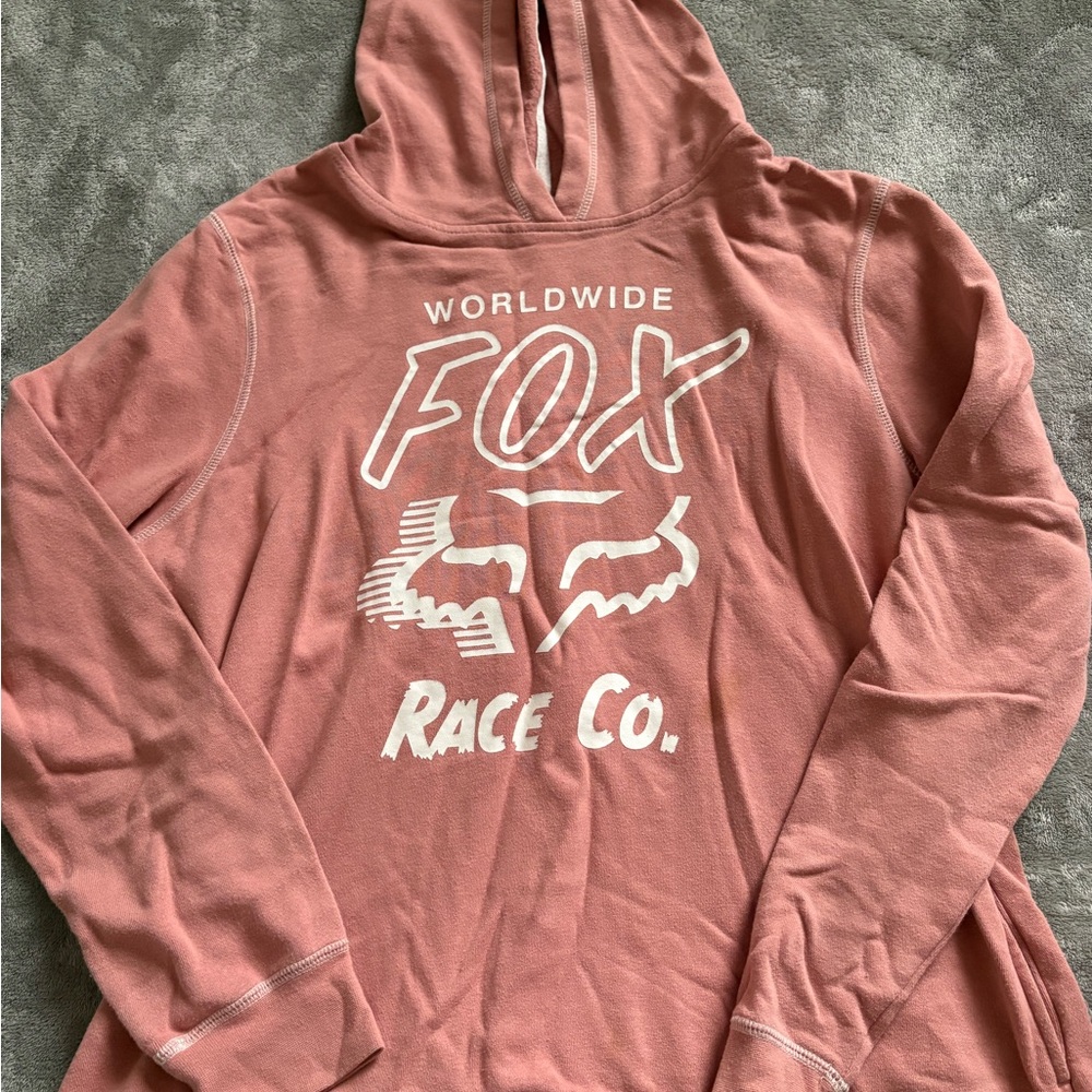 Fox Pink Sweatshirt with Logo